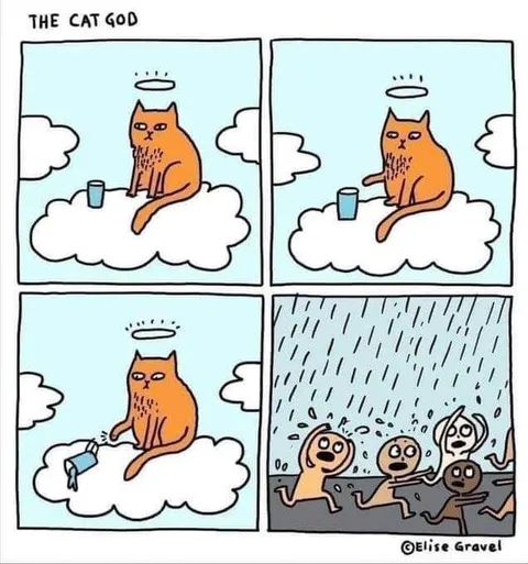 The Cat God Controls the Rain
