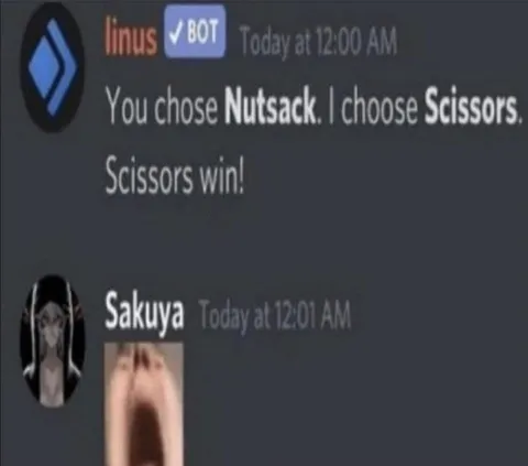 Scissors Beat Nutsack
