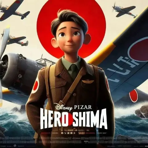 Hero Shima parody poster