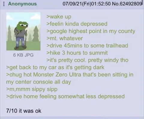 Mountain Hike Makes Depression Better