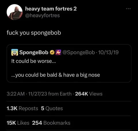 SpongeBob Bald Big Nose Roast