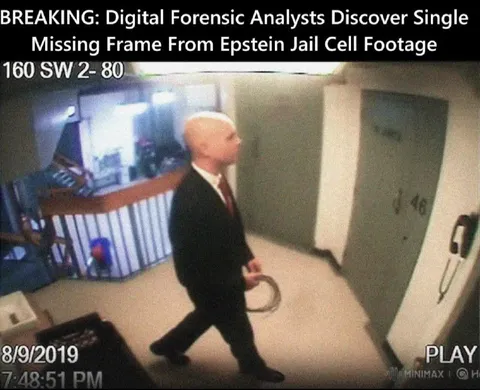Missing Frame From Epstein Jail Footage
