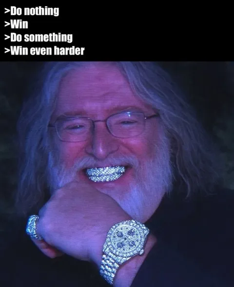 Do Nothing, Win Even Harder