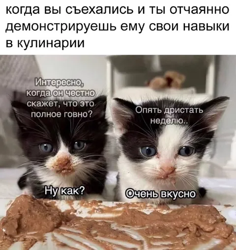 Кулинарные навыки после съезда