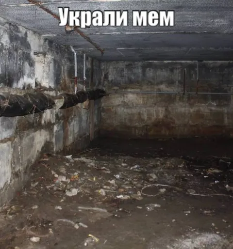 Украли мем в подвале