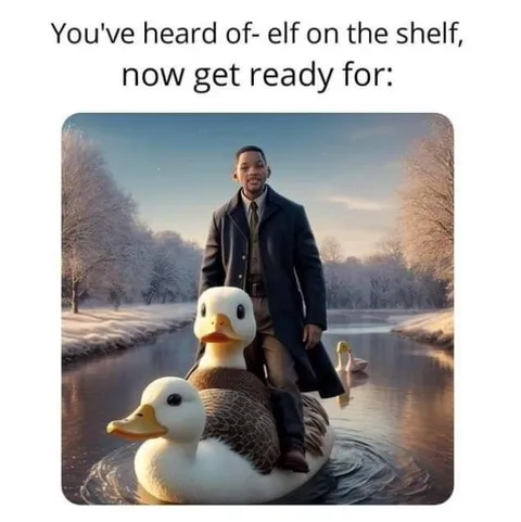 Will Smith on a Duck