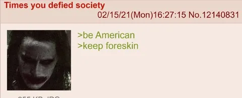 Be American Keep Foreskin