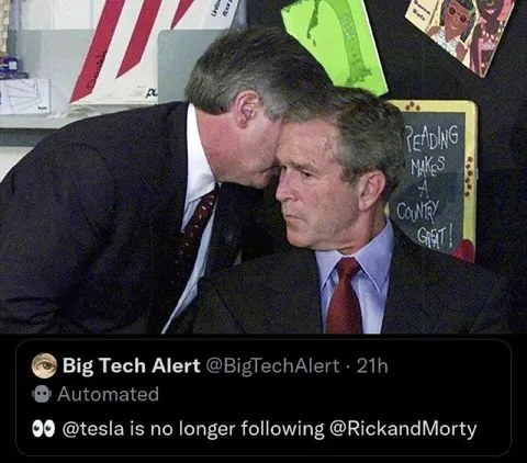 Bush Whispers Tesla Unfollow News