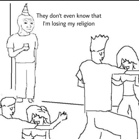 Losing My Religion at the Party