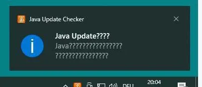 Java Update Checker Confusion