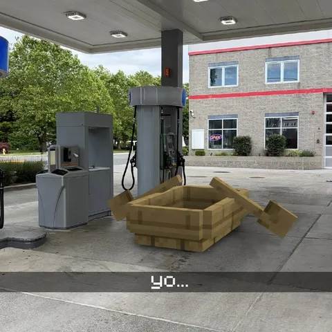 Open Loot Box at the Gas Station