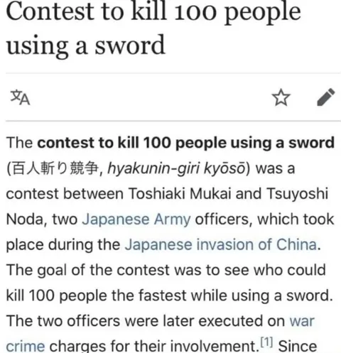 Contest to Kill 100 People