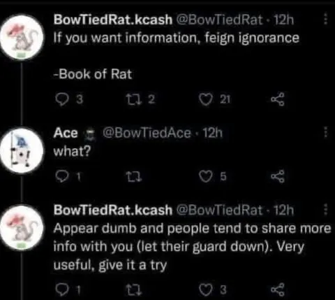 Feign Ignorance for Information
