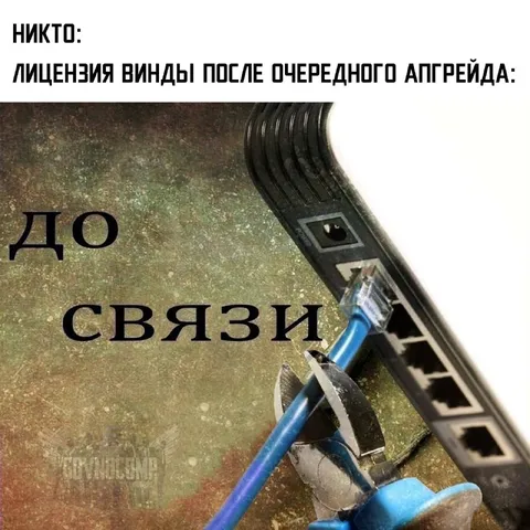 Лицензия Windows после апгрейда