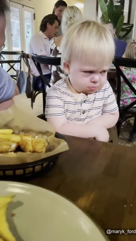 Toddler Furious About the Fork