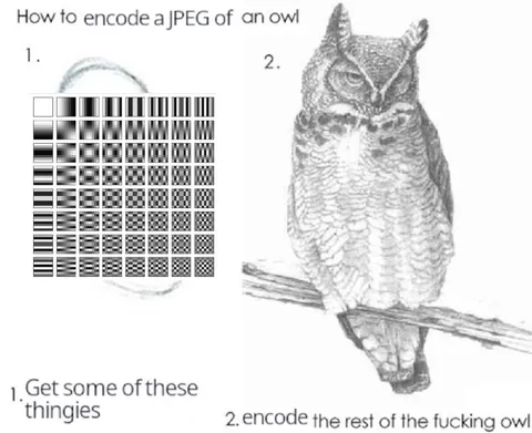 How to Encode an Owl JPEG