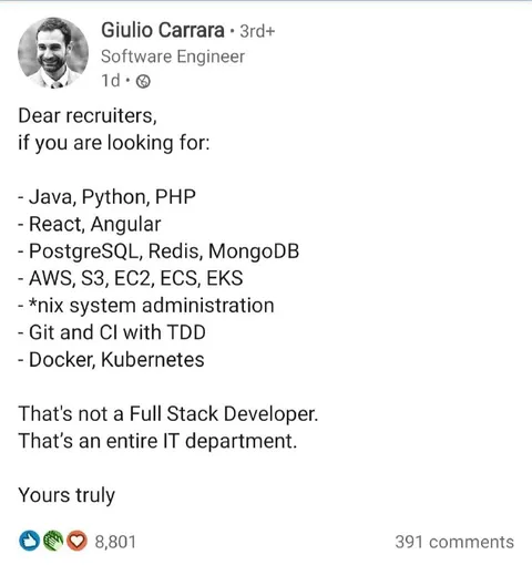 That’s an Entire IT Department
