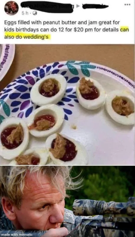 Peanut Butter and Jam Eggs