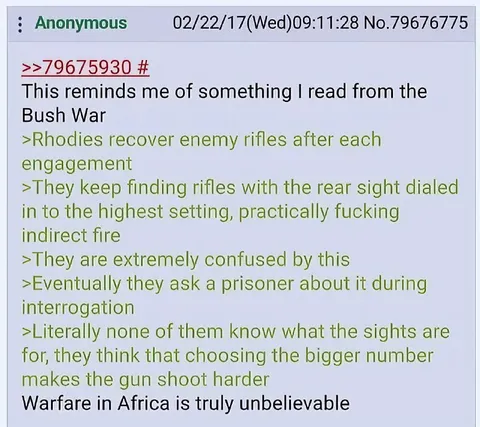 Warfare in Africa Is Unbelievable
