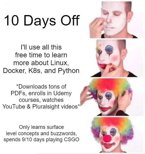 Ten Days Off Linux Learning