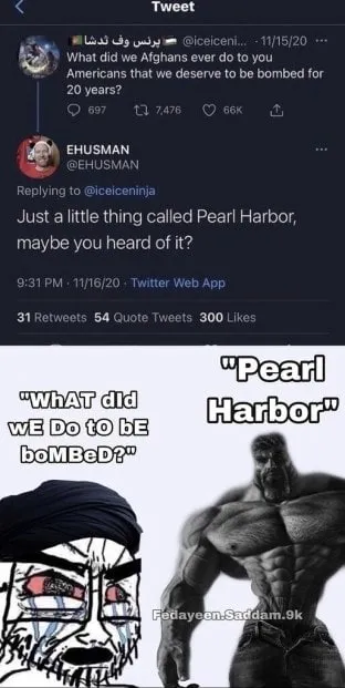 Pearl Harbor Justification Meme