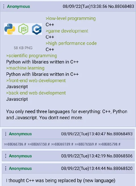 C++ Will Never Be Replaced