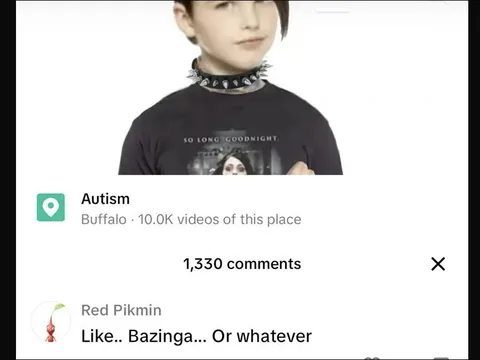 Autism Location Tag Comment