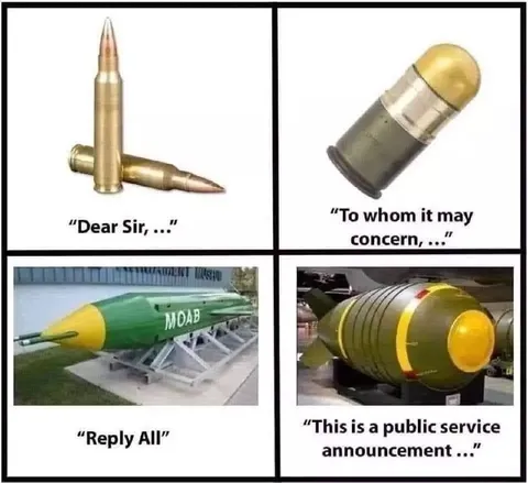 Military Email Reply All