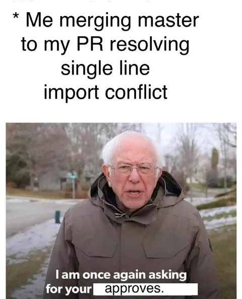 Merging a One-Line Import Conflict