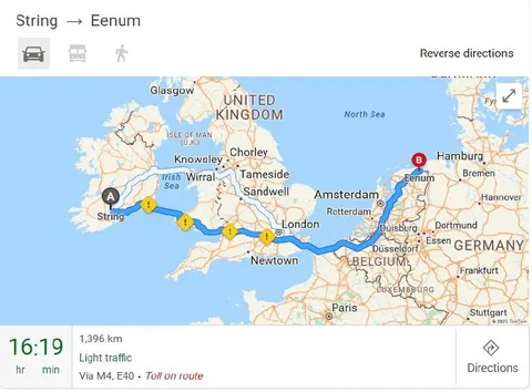 String to Eenum Road Trip