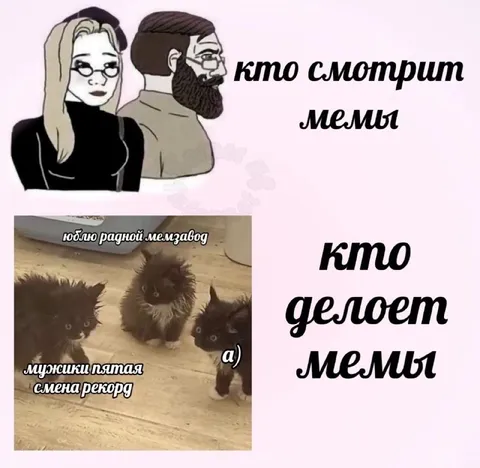 Кто смотрит мемы и кто их делает