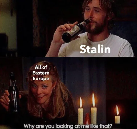 Stalin Watching Eastern Europe
