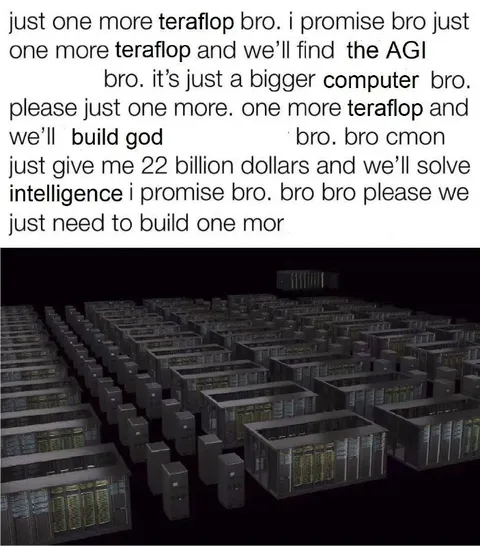 One More Teraflop for AGI