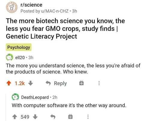 Biotech Science vs Computer Software