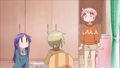 みんなで大笑いするゆのたち