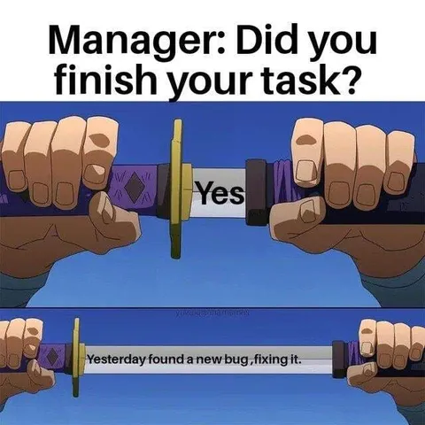 Manager Asks If Task Is Finished