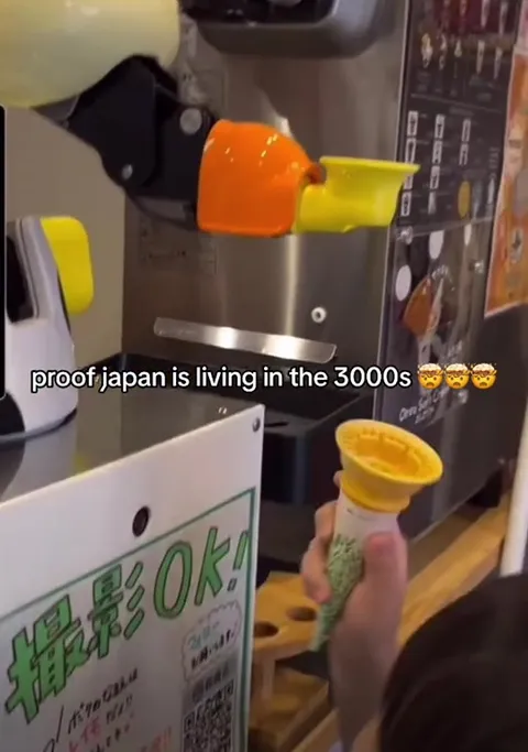 Japan Ice Cream Robot