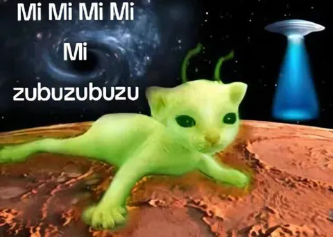 Ми-ми-ми инопланетный кот