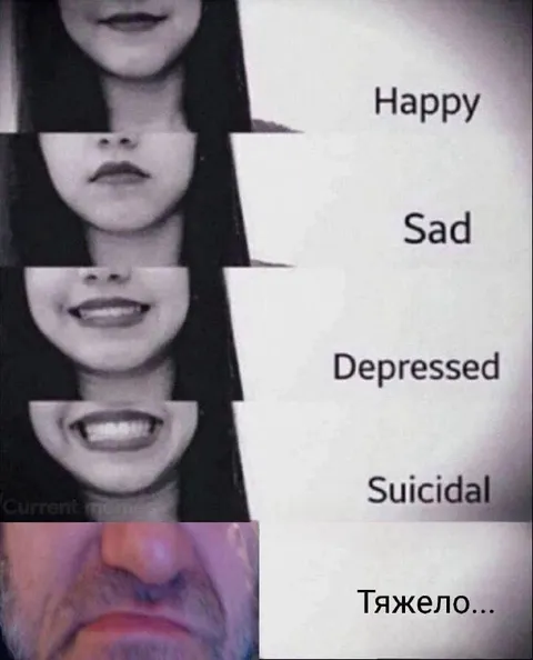 Happy Sad Depressed Suicidal