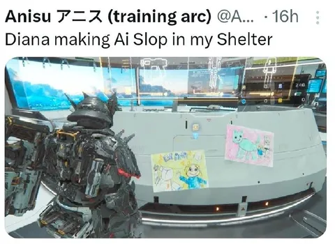 Diana Making AI Slop