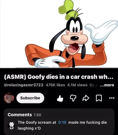 ASMR Goofy Car Crash Video