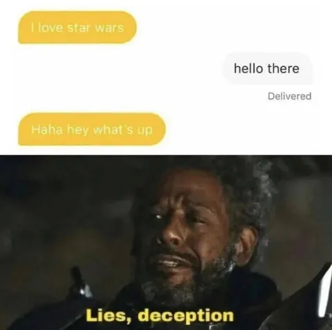 I Love Star Wars Lies Deception