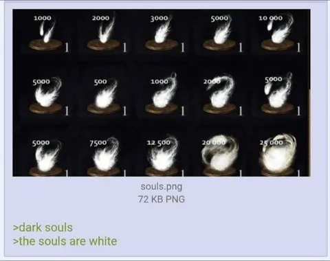 Dark Souls White Souls Joke