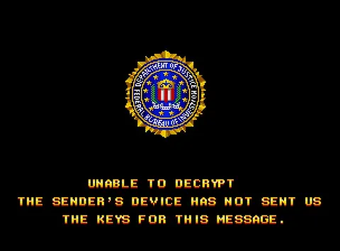 Unable to Decrypt Message