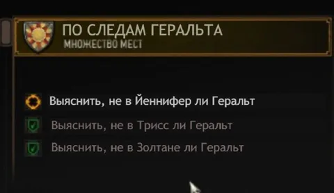 Геральт во множестве мест