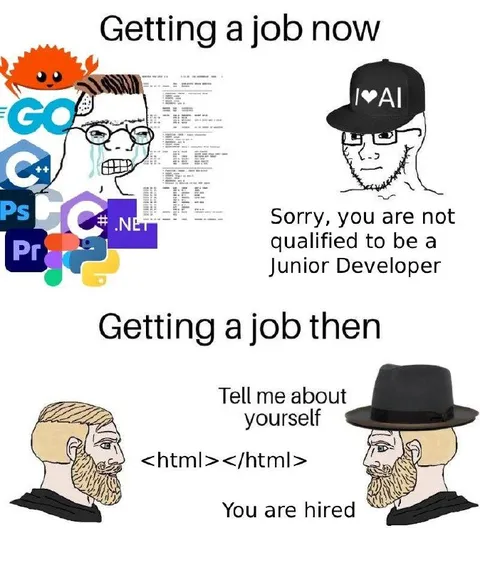 Getting a Job Then and Now