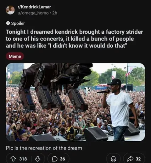 Kendrick Lamar Factory Strider Dream