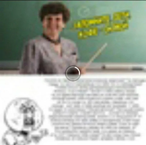 Teacher Pointing at the Board