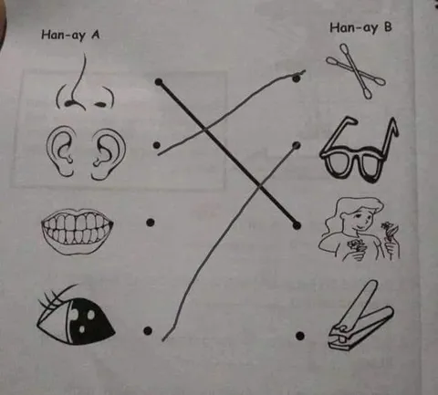 Han-ay A and Han-ay B Matching Worksheet