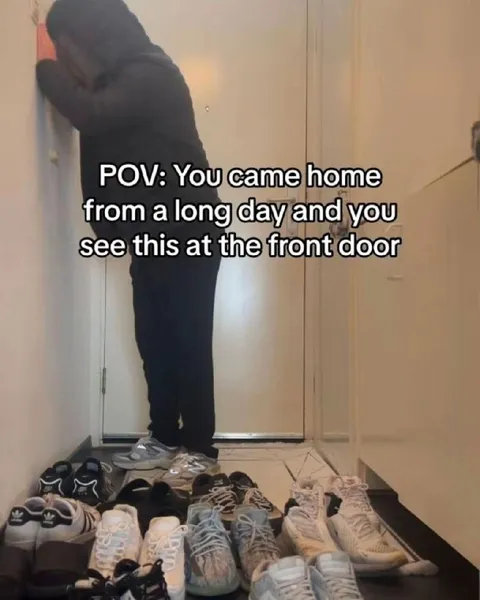 Shoes Blocking the Front Door